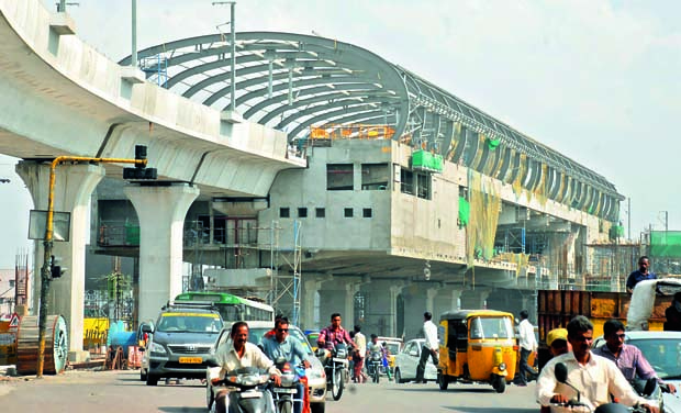 3levelsplmetrostationatbegumpet